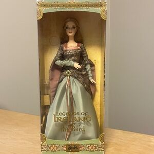 Legends of Ireland the Bard Barbie Doll
